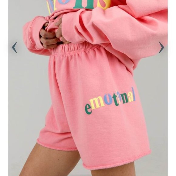 Mayfair Group Pink Sweat Shorts - Picture 1 of 5